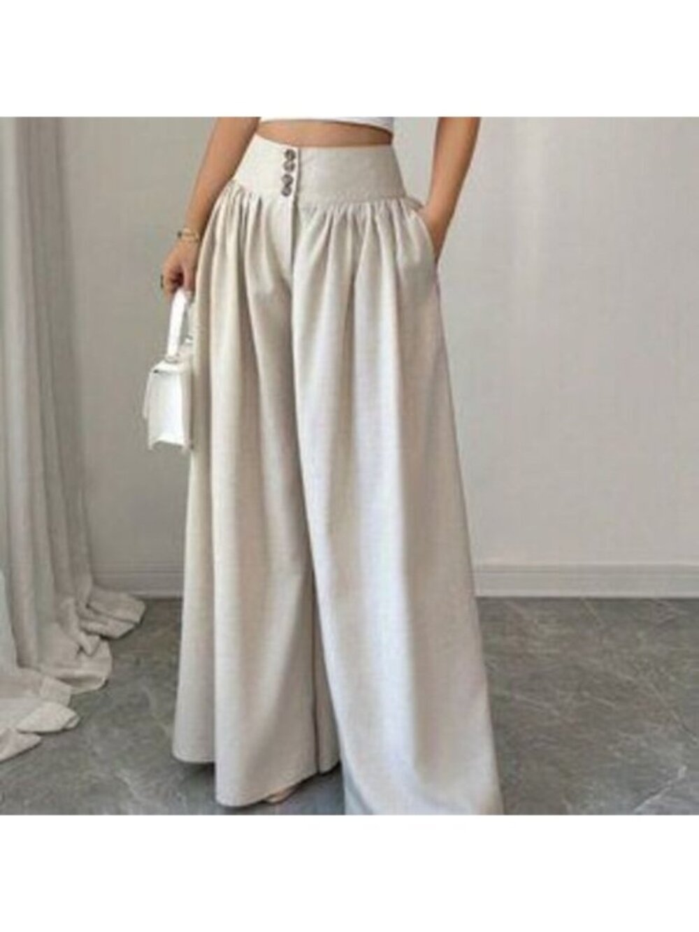Apricot Casual Women's Floral Loose Palazzo Pants